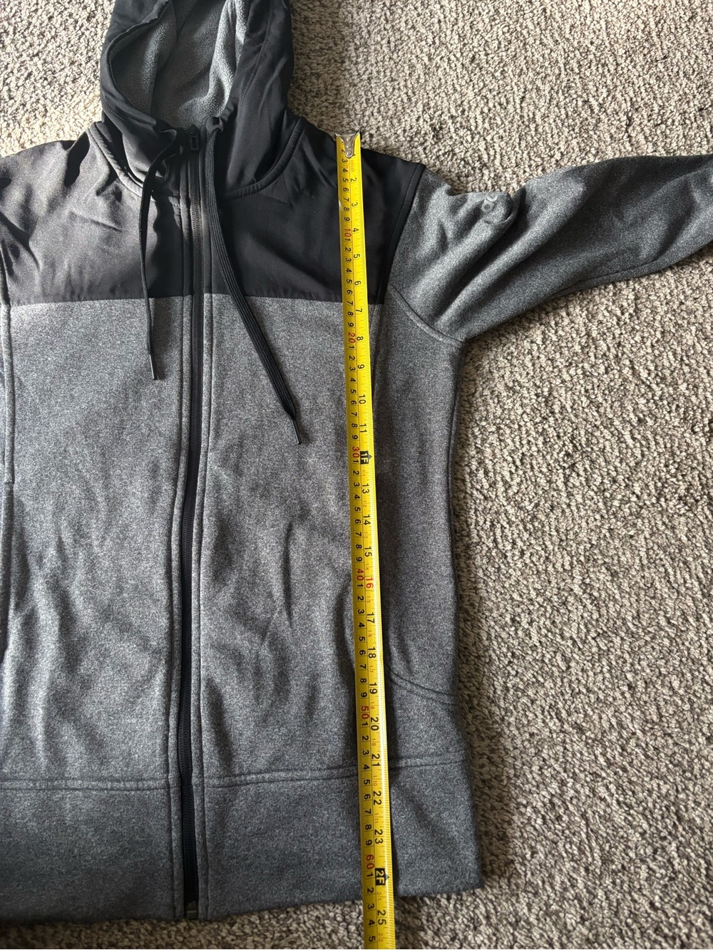 adidas Climawarm Full Zip Hoodie Grey Black S | Womens Athletic Jacket - Picture 12 of 12